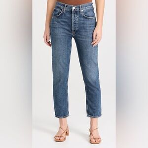 Agolde Riley Crop High Rise Straight Jeans | Size 31